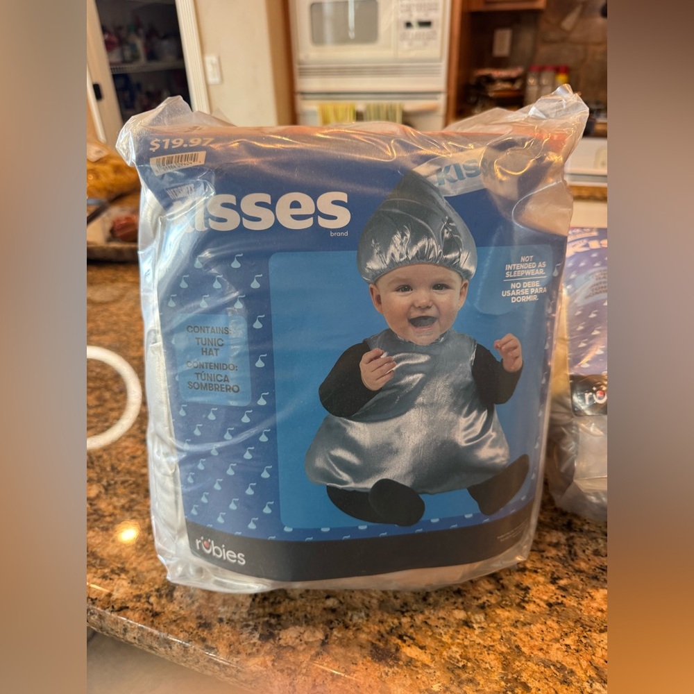 Hershey's Kisses Baby Infant Costume Tunic & Hat 2-Piece Set Size 2T Hershey